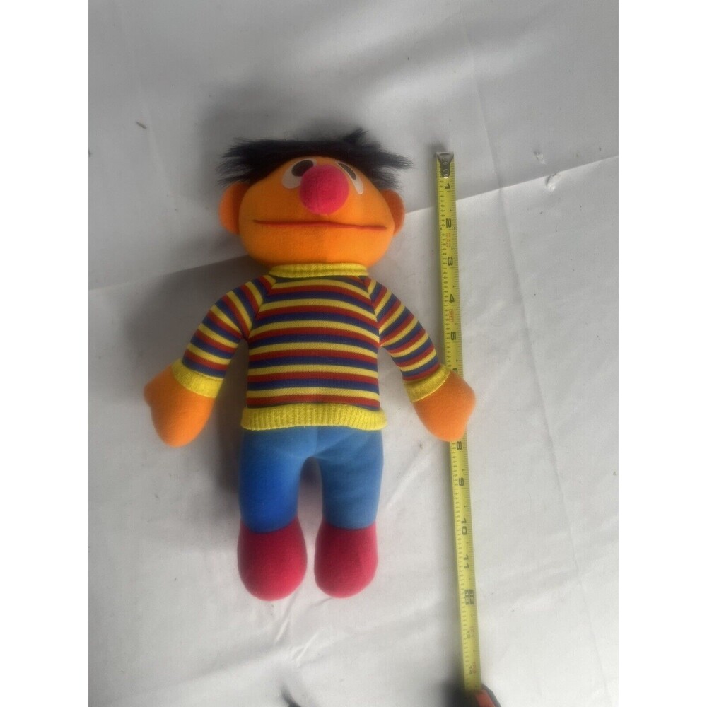 Ernie Sesame Street Plush Doll 72900 Vintage Playskool 11" tall